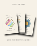 Core Age Milestone Cards