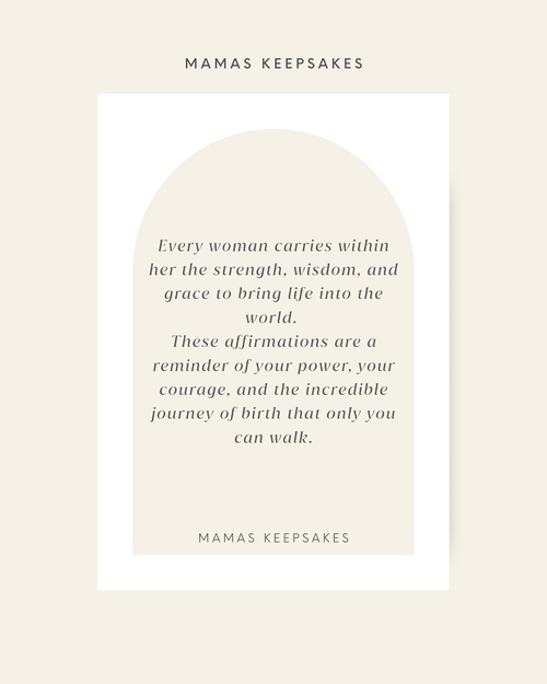 Birth Affirmation Card Pack