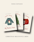 Christmas Milestone Cards