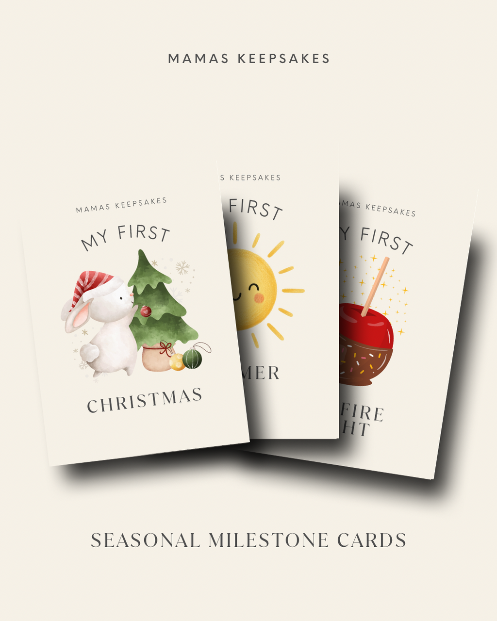 Seasonal Milestone Cards